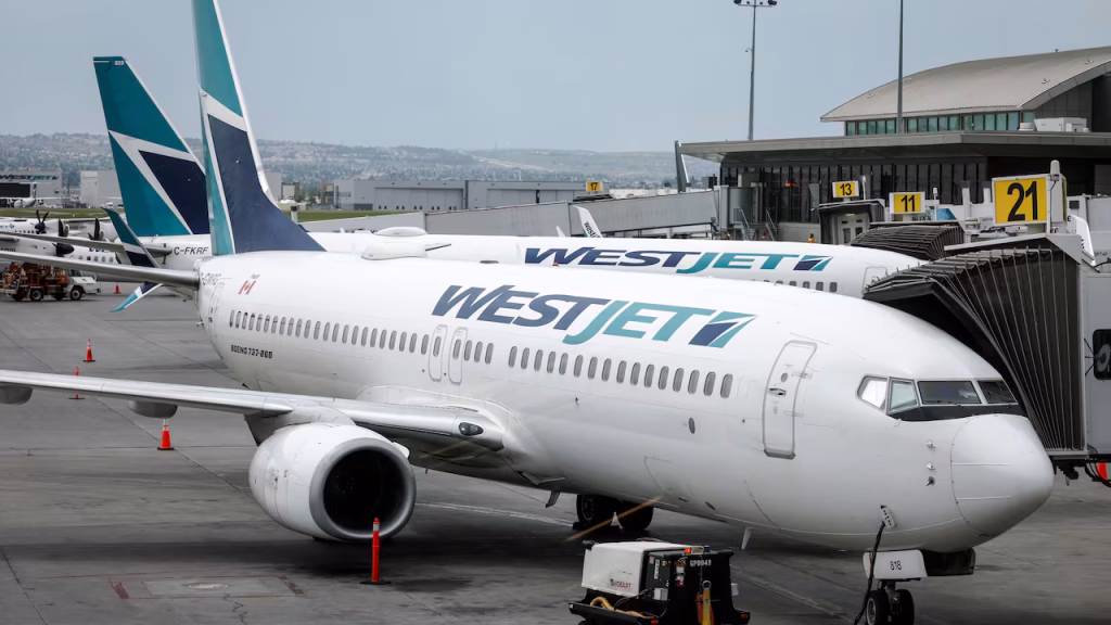 WestJet aircraft used on Vancouver to Puerto Vallarta route